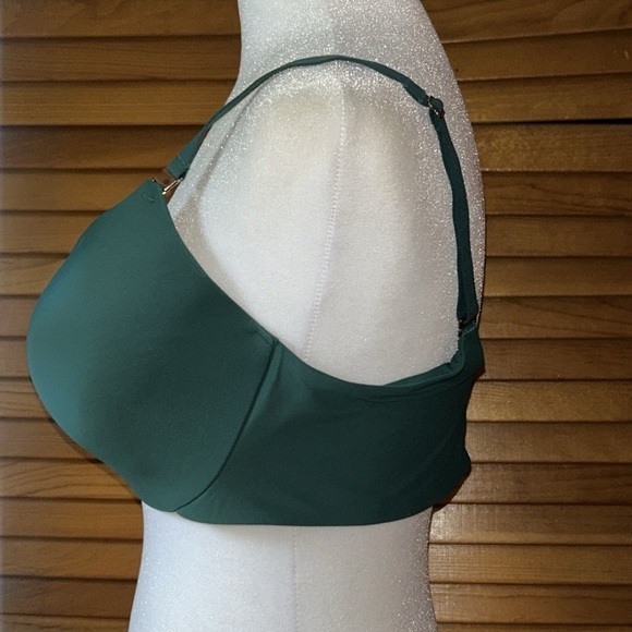 Beautiful Forest Green Soma Front Closure Bra Size 38DD - Picture 2 of 8